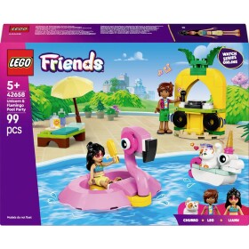 42658 LEGO® FRIENDS Poolparty s funkcí Einhorn a Flamingo