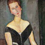 Nástěnný kalendář poznámkový 2027 Notique Amedeo Modigliani, 30 x 30 cm