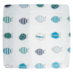 Spirella SANTORINI protiskluzová podložka do sprchy motiv rybičky / PVC / 55 x 55 cm (7610583192486)