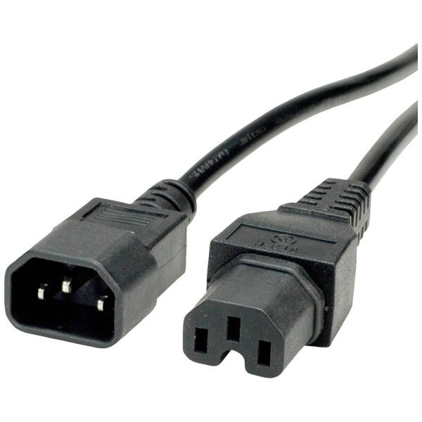 Value 19.99.1121 napájecí kabel černá 1.00 m