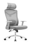 Mark Adler Manager 2.6 šedá / Kancelářské ergonomické křeslo / nosnost 130 kg (MA-MANAGER 2.6 GREY)