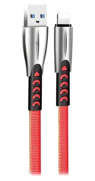 Colorway červená / Datový kabel / USB-A - Lightning / 2,4 A / 1 m (CW-CBUL010-RD)