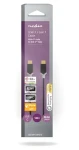 Nedis antracitová / Kabel USB-C (M) - USB-C (M) / 60 W / 4K 60Hz / 5 Gbps / 1 m (CCBW64700AT10)