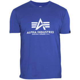 Alpha Industries Tričko Basic T-Shirt nautical blue XXL