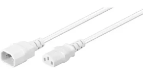 MicroConnect Prodlužovací kabel C14 - C13 3m bílá (PE040630W)