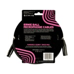Ernie Ball 20' Braided XLR Cable Black