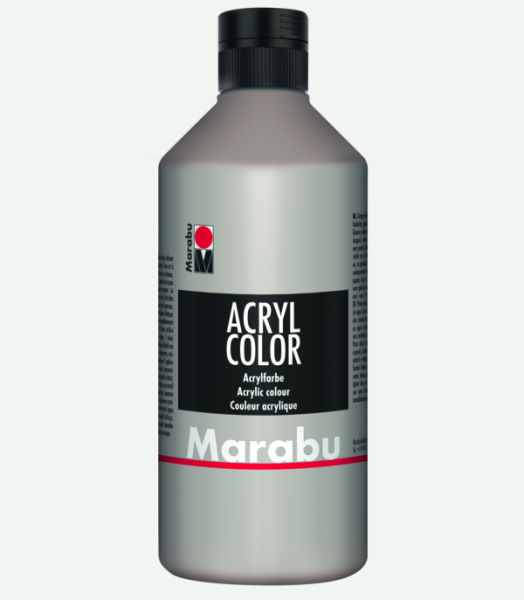 Marabu Acryl Color 500 ml stříbrná 082