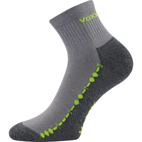 VOXX Ponožky bavlněné sportovní VECTOR světle šedé (3 páry) 35-38 113250