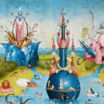Nástěnný poznámkový kalendář 2026 NOTIQUE - Hieronymus Bosch, 30 x 30 cm