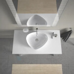 DURAVIT - Cape Cod Asymetrická umyvadlová mísa 500x405 mm, DuraCeram, WonderGliss, bílá 23395000001