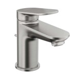 DURAVIT - Wave Umyvadlová baterie s výpustí, kartáčovaný nerez WA1010001070