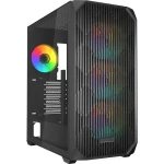 Sharkoon AK3 RGB černá / ATX / 2x USB 3.2 / 1x USB-C / 4x 120mm / bez zdroje / průhledná bočnice (4044951041640)