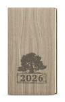 Týdenní diář 2026 Baloušek kapesní Jakub - Wood světle hnědá