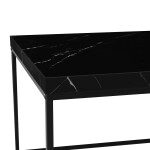 Konferenční stolek 110x60x45cm, mdf, mramor, CT-V2011 BK