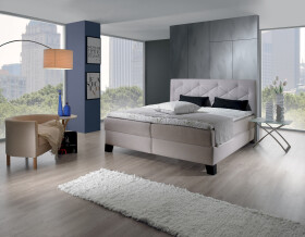 Boxspring Diva Nožičky: C - moření ořech, Rozměr: 160 x 200 cm, varianta nožiček: noha 1