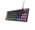 TRUST klávesnice GXT 867 ACIRA, 60%, Herní Klávesnice, USB, USB-C, US EDF_1667358