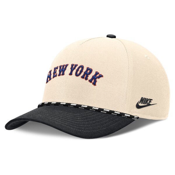 Nike Pánská kšiltovka New York Mets MLB Cooperstown Rise Adjustable Natural Velikost: M/L