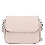 Moderní dámská koženková crossbody kabelka Mirona, růžová