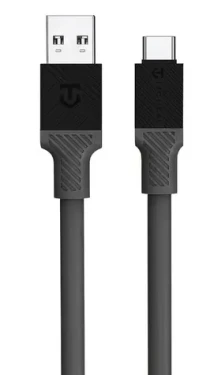 Tactical 57983117387 USB-A/USB-C, 1m, šedý