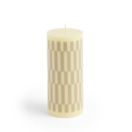 HAY Svíčka Column Candle Small, cream and sand