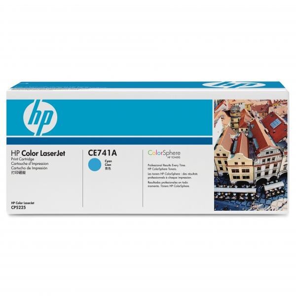 Hewlett-Packard HP CE741A, azurový (HP 307A) - originální toner