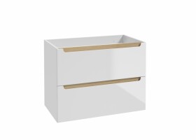 Koupelnová skříňka pod umyvadlo Naturel Stilla 80x60x45 cm bílá STILLAD08057 STILLAD08057