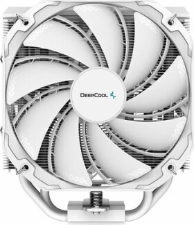 DEEPCOOL AS500 Plus ARGB bílá / Univerzální CPU chladič / 2x140 mm / 5x Heapipe (R-AS500-WHNLMP-G)