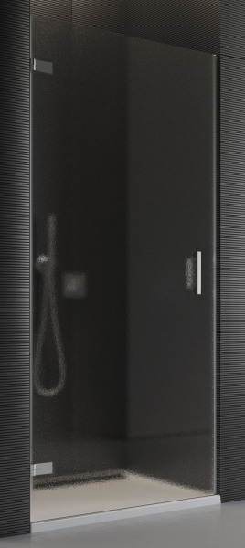 SanSwiss PUR1G 100 10 22 Jednokřídlé dveře 100 cm levé, chrom/durlux PUR1GSM11022