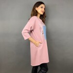 HOSH Mikinové šaty Defne Velikost: UNI, Barva: Starorůžová