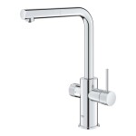 GROHE - Blue Pure Dřezová baterie Minta s filtrační funkcí a výsuvnou koncovkou, chrom 30590000