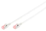 Digitus Slim šedá / Patch kabel / Cat 6 / U/FTP / 10 m / RJ-45 (DK-1624-100S)