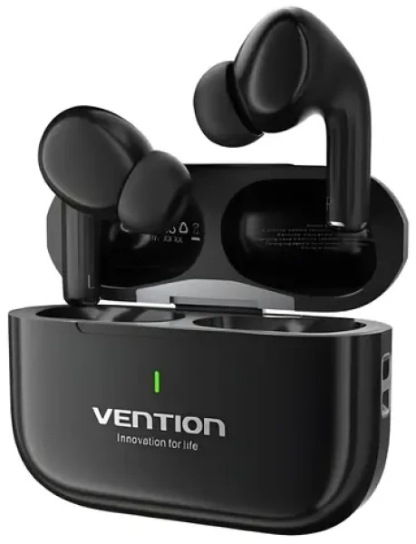 Vention Echo Lite E11 černá / Sluchátka / Bluetooth 5.4 / IPX4 / dobíjecí pouzdro (NBVB0)