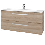 Dřevojas - Umyvadlová skříňka GIO SZZ2 120 - D17 Colorado / Úchytka T01 / D17 Colorado 406455A