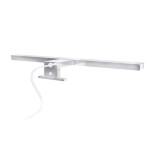 Mereo Led koupelnové osvětlení nad zrcadlo, stříbrné, 40 cm, 7 W, 455 lm, 4000 K, IP44, 230 V CN700G40