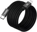 YENKEE YCU MAGNETIC 01 černá / Kabel USB-C/Lightning / MFi / 1,5 m / 480 Mb/s (37000584)