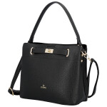 Luxusní dámská koženková kabelka do ruky Candice, černá
