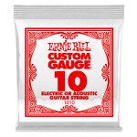 Ernie Ball 1010 Plain Steel Single .010