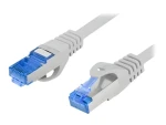 Lanberg CAT6a S/FTP 2m šedá / Patch kabel / LSZH / CCA / 500 MHz (PCF6A-10CC-0200-S)