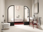 NOVASERVIS - Vanová baterie bez příslušenství 150 mm Nostris, černá BNS1BL