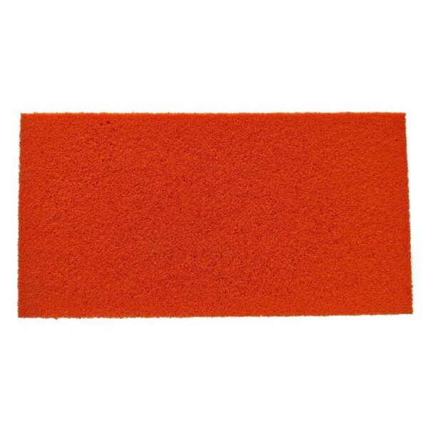 Náhradní povrch houba velmi jemná, 250 x 130 x 18 mm, oranžová