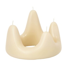 Ferm Living Svíčka Stala Ring, sand