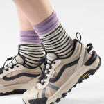 Dámské merino ponožky SMARTWOOL Women's Everyday Pin Stripe Crew Socks, Purple Dawn velikost: 38-41 (M)