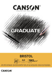 Canson Graduate Bristol skicák lepený A4 180 g/m2 20 listů