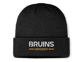 Fanatics Pánská zimní čepice Boston Bruins NHL Authentic Pro A/Cap Cuffed Beanie