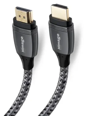 HImage HDMI kabel v1.4 šedá / Kabel / pozlacený / Ethernet / 1,5 m