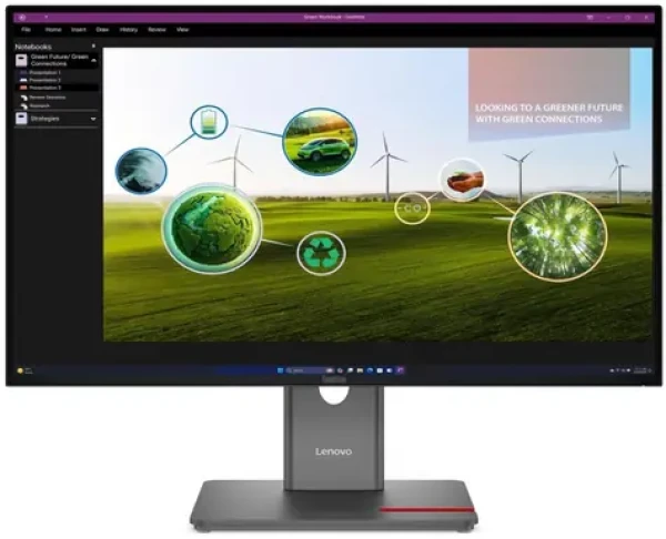 27" Lenovo ThinkVision P27Q-40 černá / IPS / 2560×1440 / 6ms / 1500:1 / 350cd-m2 / HDMI+DP / VESA / Pivot (64A7GAT6EU)