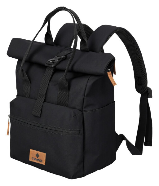 Travelite Basics Short Handle Roll-up Black 11/14 L TRAVELITE-96304-01