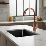 REA - Kuchyňská baterie Ross Brush Copper REA-B9635