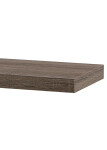 Polička nástěnná 60 cm, MDF, 3D dekor dub sonoma dark, baleno v ochranné fólii