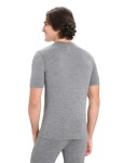 Pánské triko ICEBREAKER Mens 200 Oasis SS Crewe, Gritstone Heather velikost: S